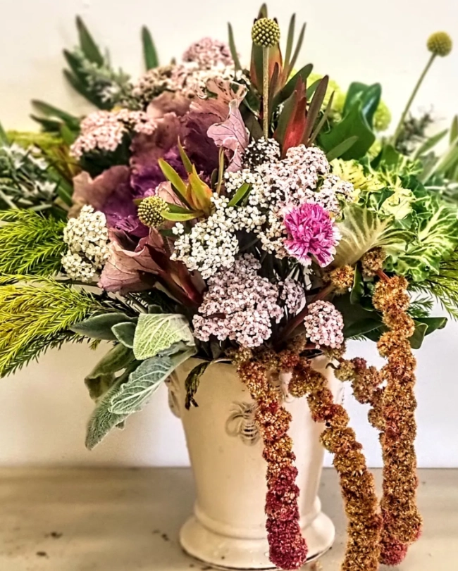 Seasonal bouquet customised